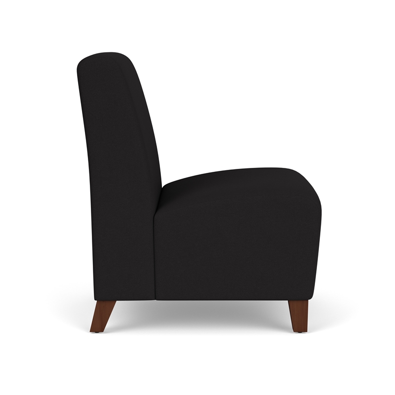 Lesro Ravenna Lounge Reception Armless Guest Chair in Blue