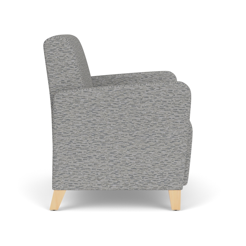 Lesro Ravenna Lounge Reception Wide Guest Chair in Gray