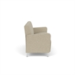 Lesro Ravenna Lounge Reception 3 Seat Tandem Seating No Center Arms in Beige