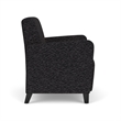 Lesro Ravenna Lounge Reception Wide Guest Chair in Black