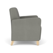 Lesro Ravenna Lounge Reception Wide Guest Chair in Gray