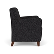Lesro Ravenna Lounge Reception Wide Guest Chair in Black