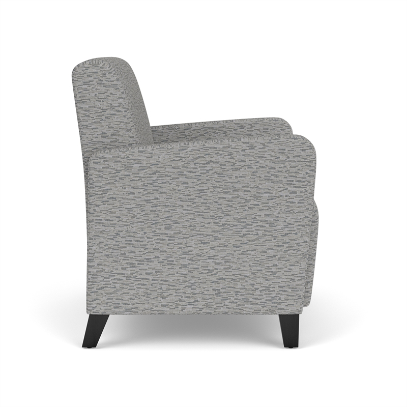 Lesro Ravenna Lounge Reception Wide Guest Chair in Gray
