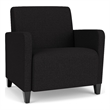 Lesro Ravenna Lounge Reception Wide Guest Chair in Black