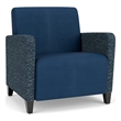 Lesro Ravenna Lounge Reception Wide Guest Chair in Blue