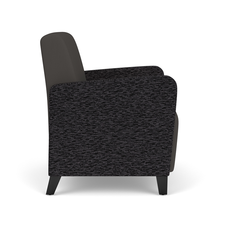 Lesro Ravenna Lounge Reception Wide Guest Chair in Gray