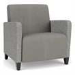 Lesro Ravenna Lounge Reception Wide Guest Chair in Gray