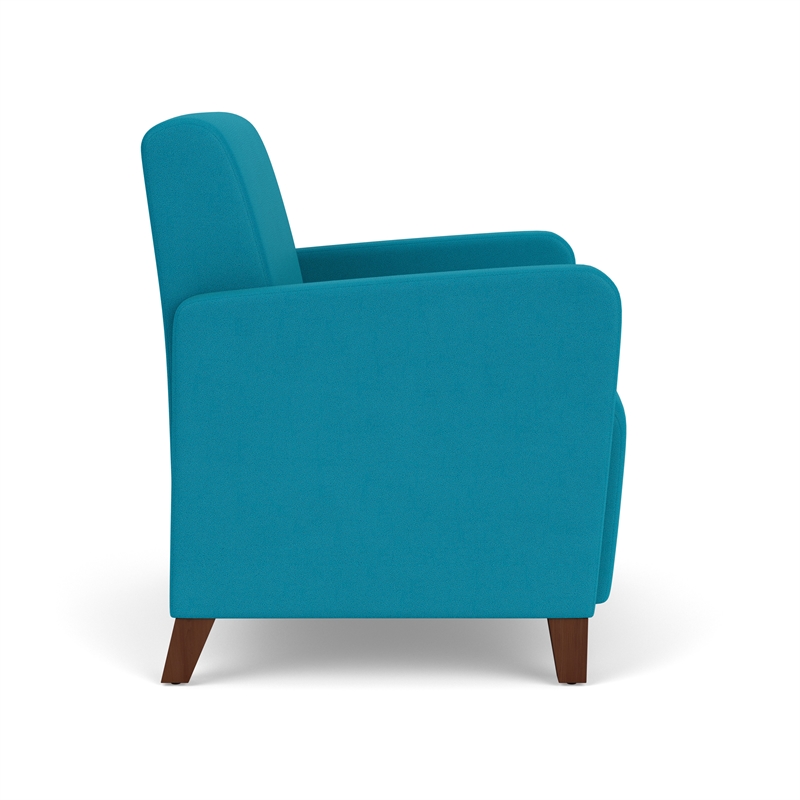 Lesro Ravenna Lounge Reception Wide Guest Chair in Teal