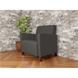 Lesro Ravenna Lounge Reception Wide Guest Chair in Gray