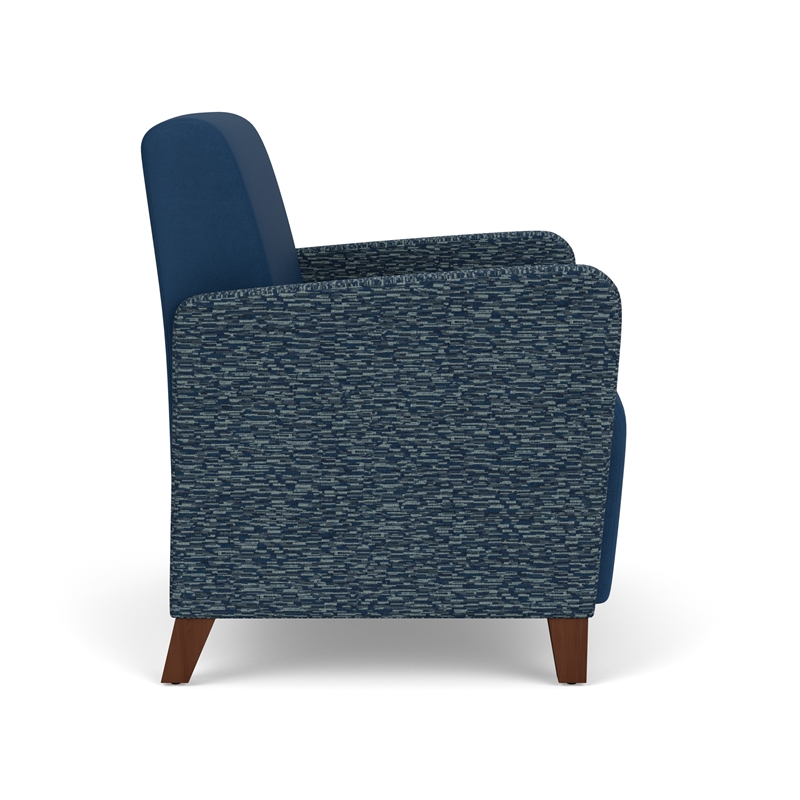 Lesro Ravenna Lounge Reception Wide Guest Chair in Blue