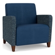 Lesro Ravenna Lounge Reception Wide Guest Chair in Blue
