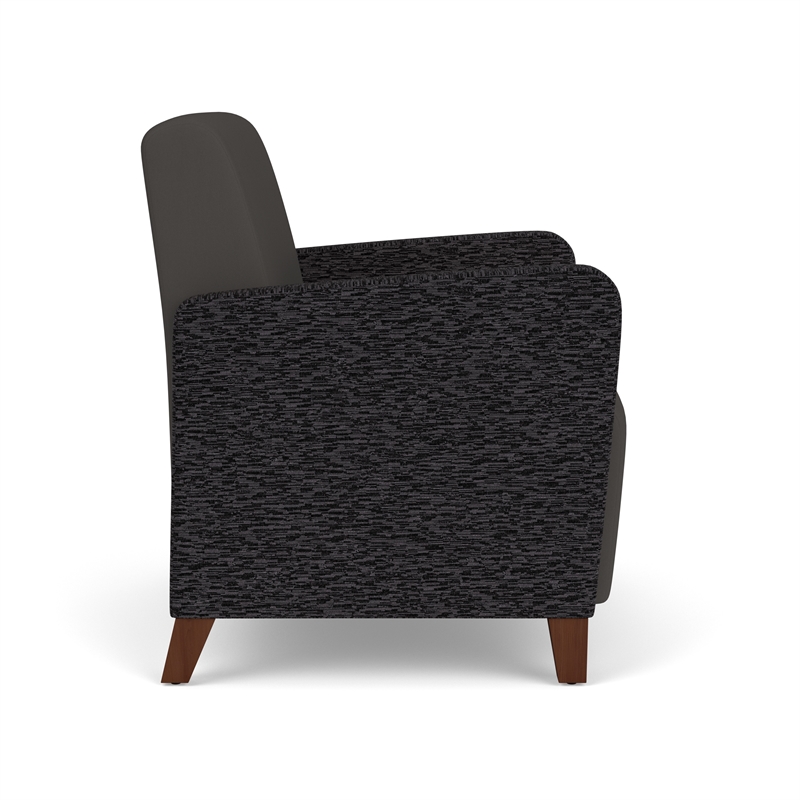 Lesro Ravenna Lounge Reception Wide Guest Chair in Gray