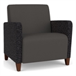 Lesro Ravenna Lounge Reception Wide Guest Chair in Gray