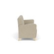 Lesro Ravenna Lounge Reception 3 Seat Tandem Seating No Center Arms in Beige