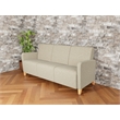 Lesro Ravenna Lounge Reception 3 Seat Tandem Seating No Center Arms in Beige