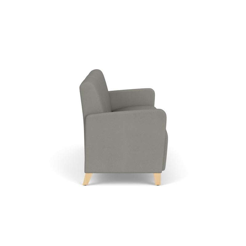 Lesro Ravenna Lounge Reception 3 Seat Tandem Seating No Center Arms in Gray