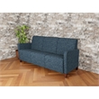 Lesro Ravenna Lounge Reception 3 Seat Tandem Seating No Center Arms in Blue
