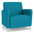 Lesro Ravenna Lounge Reception Wide Guest Chair in Teal