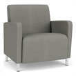 Lesro Ravenna Lounge Reception Wide Guest Chair in Gray