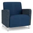 Lesro Ravenna Lounge Reception Wide Guest Chair in Blue