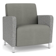 Lesro Ravenna Lounge Reception Wide Guest Chair in Gray