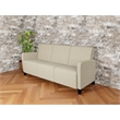 Lesro Ravenna Lounge Reception 3 Seat Tandem Seating No Center Arms in Beige