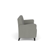 Lesro Ravenna Lounge Reception 3 Seat Tandem Seating No Center Arms in Gray