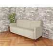 Lesro Ravenna Lounge Reception 3 Seat Tandem Seating No Center Arms in Beige