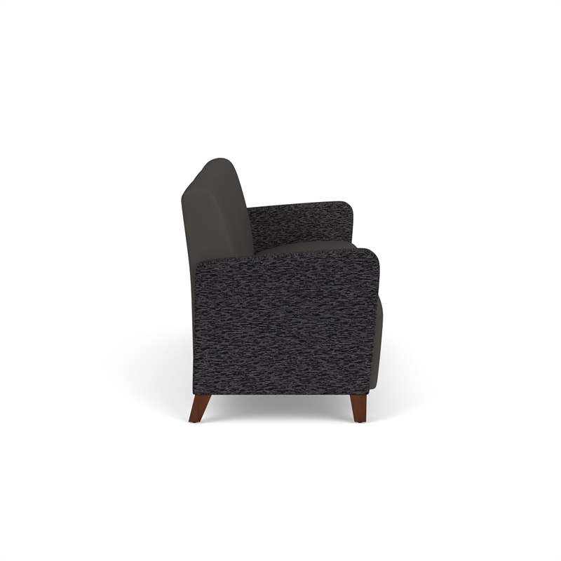 Lesro Ravenna Lounge Reception 3 Seat Tandem Seating No Center Arms in Gray