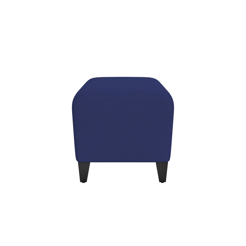 Lesro Ravenna Lounge Reception Loveseat Bench in Blue
