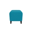 Lesro Ravenna Lounge Reception Loveseat Bench in Teal