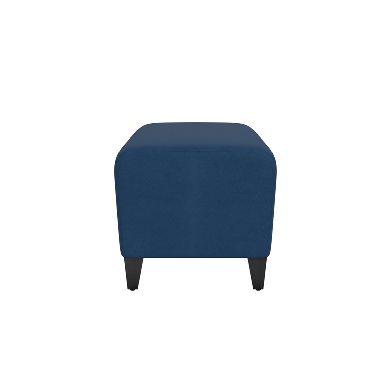 Lesro Ravenna Lounge Reception Loveseat Bench in Blue