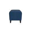 Lesro Ravenna Lounge Reception Loveseat Bench in Blue