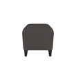 Lesro Ravenna Lounge Reception Loveseat Bench in Gray