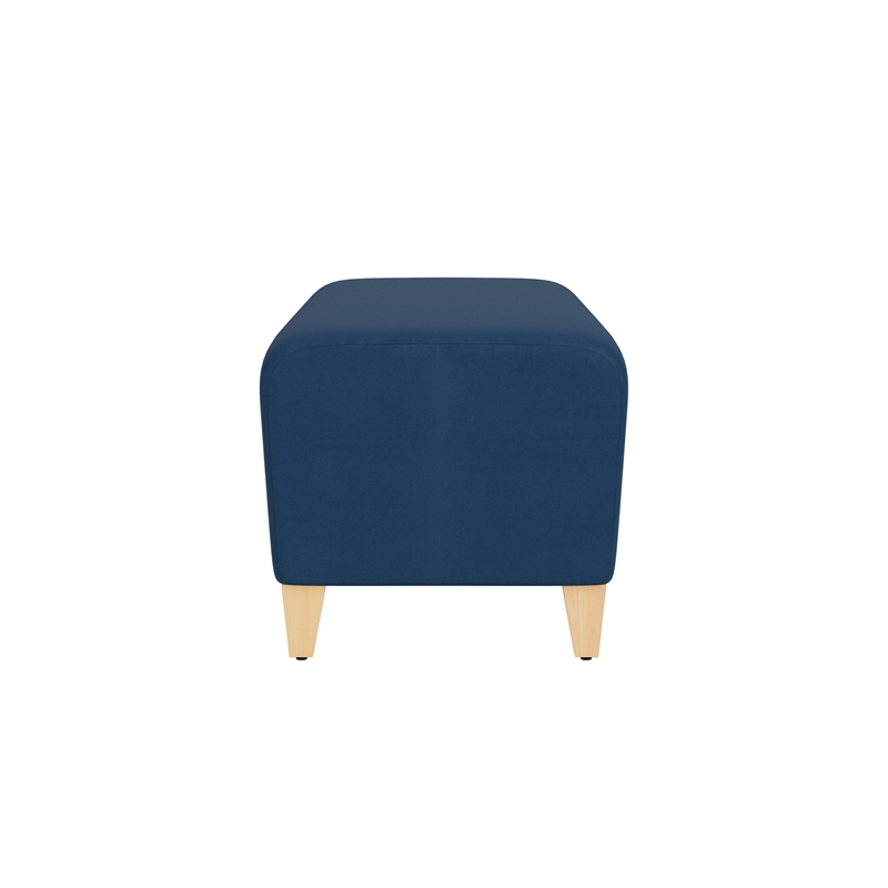 Lesro Ravenna Lounge Reception Loveseat Bench in Blue