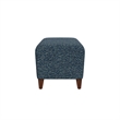 Lesro Ravenna Lounge Reception Loveseat Bench in Blue