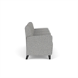 Lesro Ravenna Lounge Reception 3 Seat Tandem Seating in Gray
