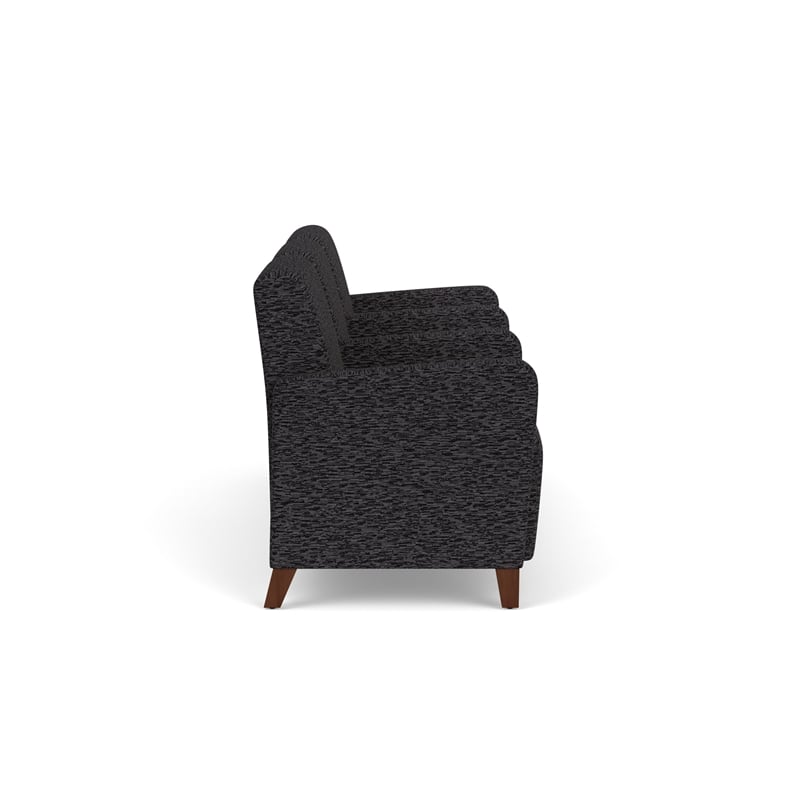 Lesro Ravenna Lounge Reception 3 Seat Tandem Seating in Black