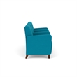 Lesro Ravenna Lounge Reception 3 Seat Tandem Seating in Teal