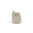 Lesro Ravenna Lounge Reception 4 Seat Tandem Seating in Beige