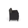 Lesro Ravenna Lounge Reception 3 Seat Tandem Seating in Gray