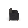 Lesro Ravenna Lounge Reception 3 Seat Tandem Seating in Gray