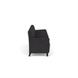 Lesro Ravenna Lounge Reception 4 Seat Tandem Seating in Black