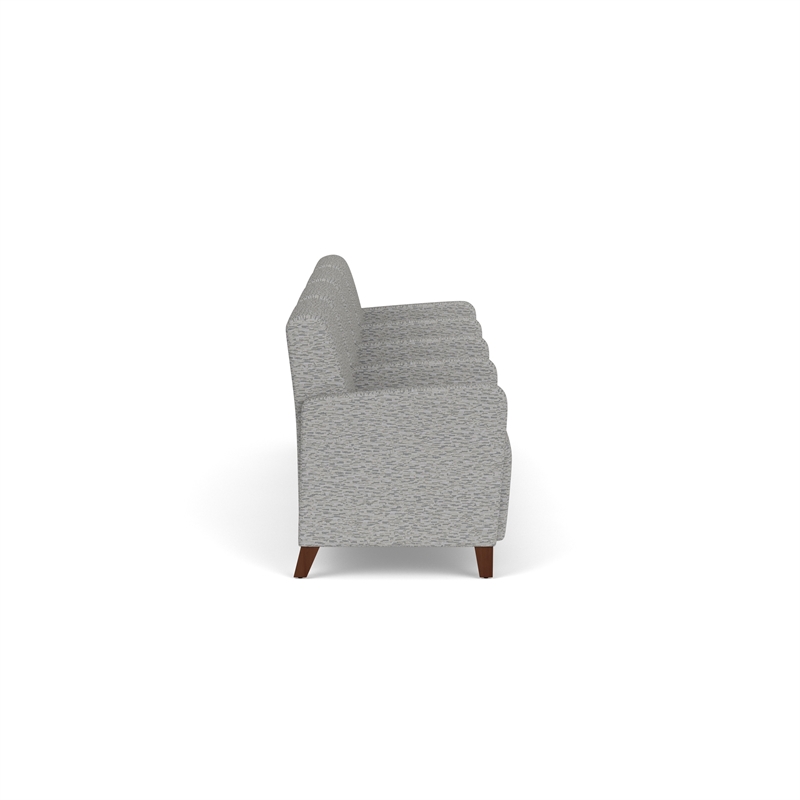 Lesro Ravenna Lounge Reception 4 Seat Tandem Seating in Gray