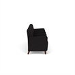 Lesro Ravenna Lounge Reception 4 Seat Tandem Seating in Black