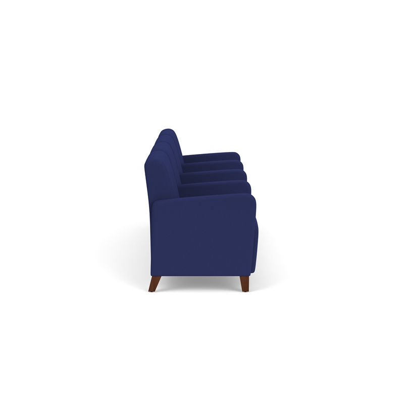 Lesro Ravenna Lounge Reception 4 Seat Tandem Seating in Blue