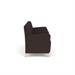 Lesro Ravenna Lounge Reception 3 Seat Tandem Seating in Brown
