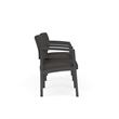 Lesro Industries Steel Reception 2 Chairs With Center Table in Gray