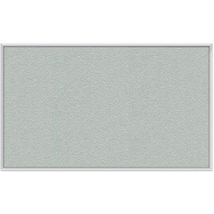 Ghent's Vinyl 18&quot x 24&quot Bulletin Board with Aluminum Frame in Silver