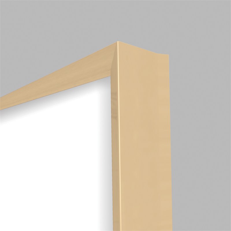 Ghent's Ceramic 2' x 3' Impression Whiteboard with Modern Frame in White